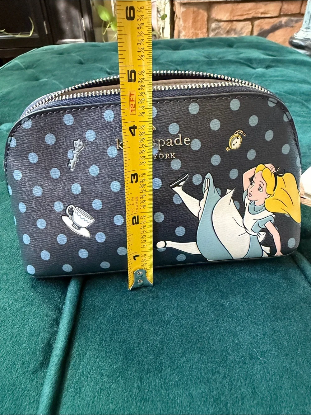 Disney x Kate Spade Alice in Wonderland Cosmetic Pouch